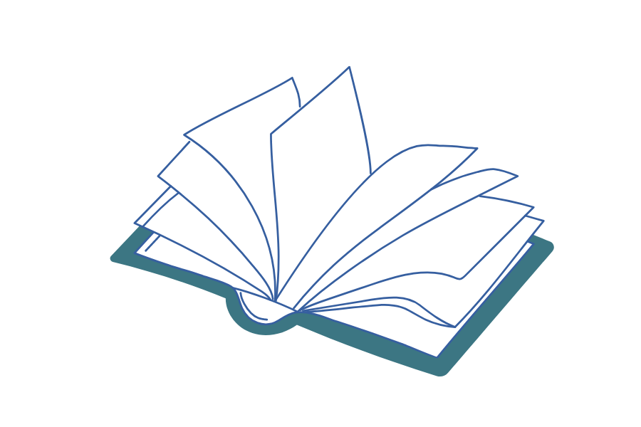 an image of an open book