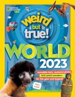 book cover for "weird but true: world 2023"